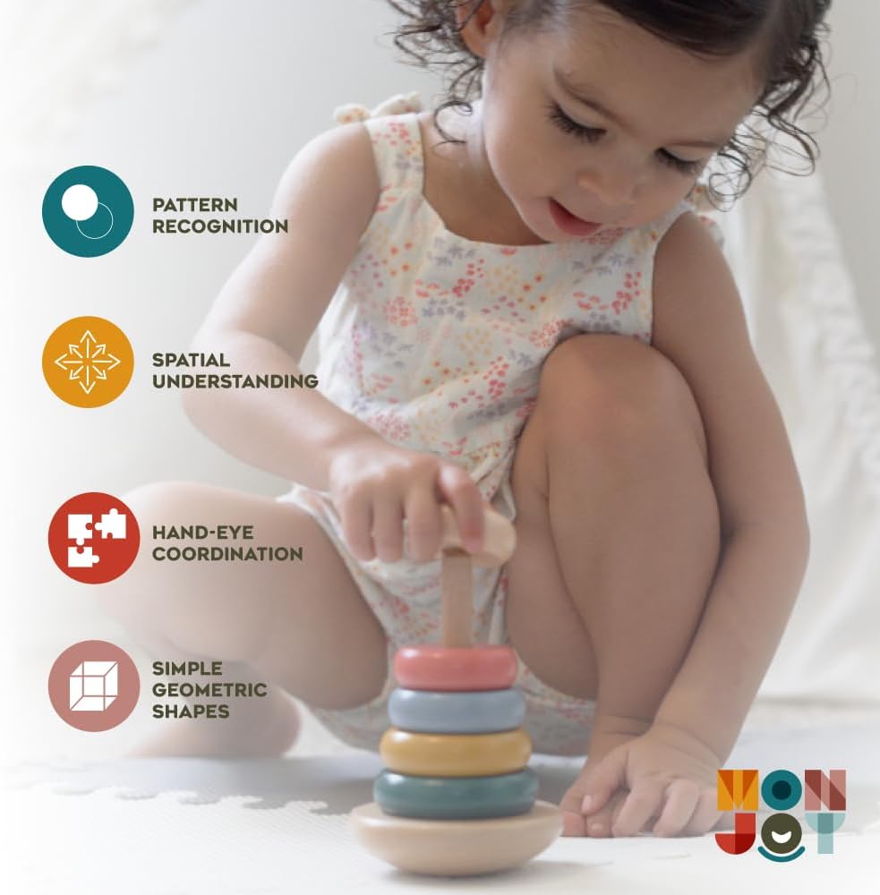 3-in-1 Wooden Montessori Toys for Toddlers 1-3